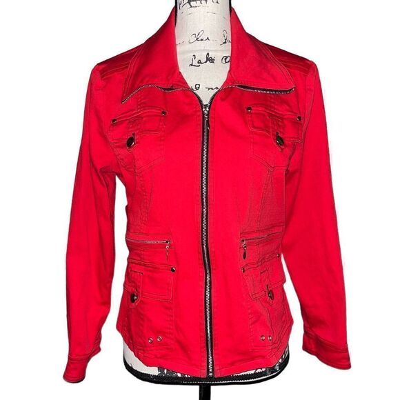 Ruby Cho red jacket medium - Picture 2 of 7